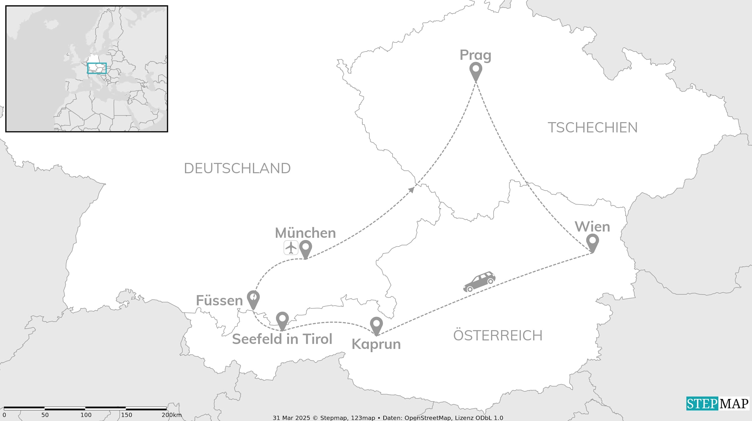 Europa Roadtrip: From City Vibes to Alpine Highs