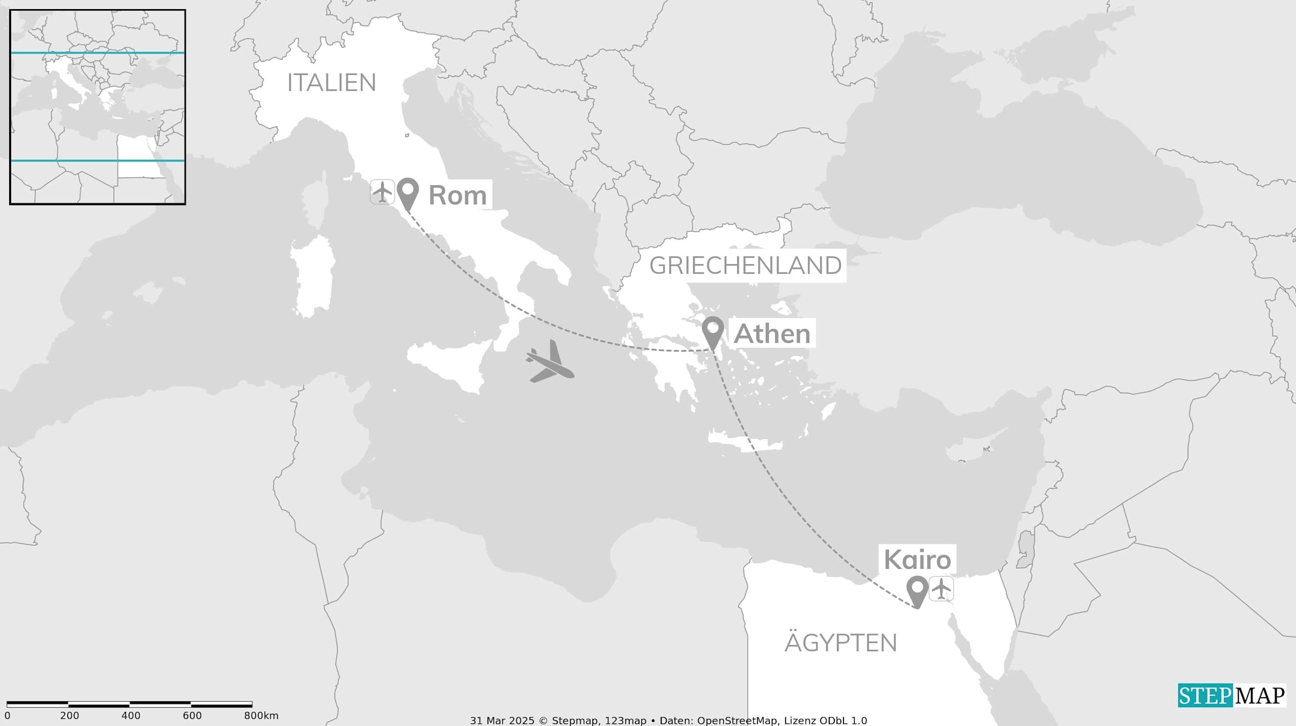 Italien, Griechenland, Ägypten: Ancient Wonders & Pyramids