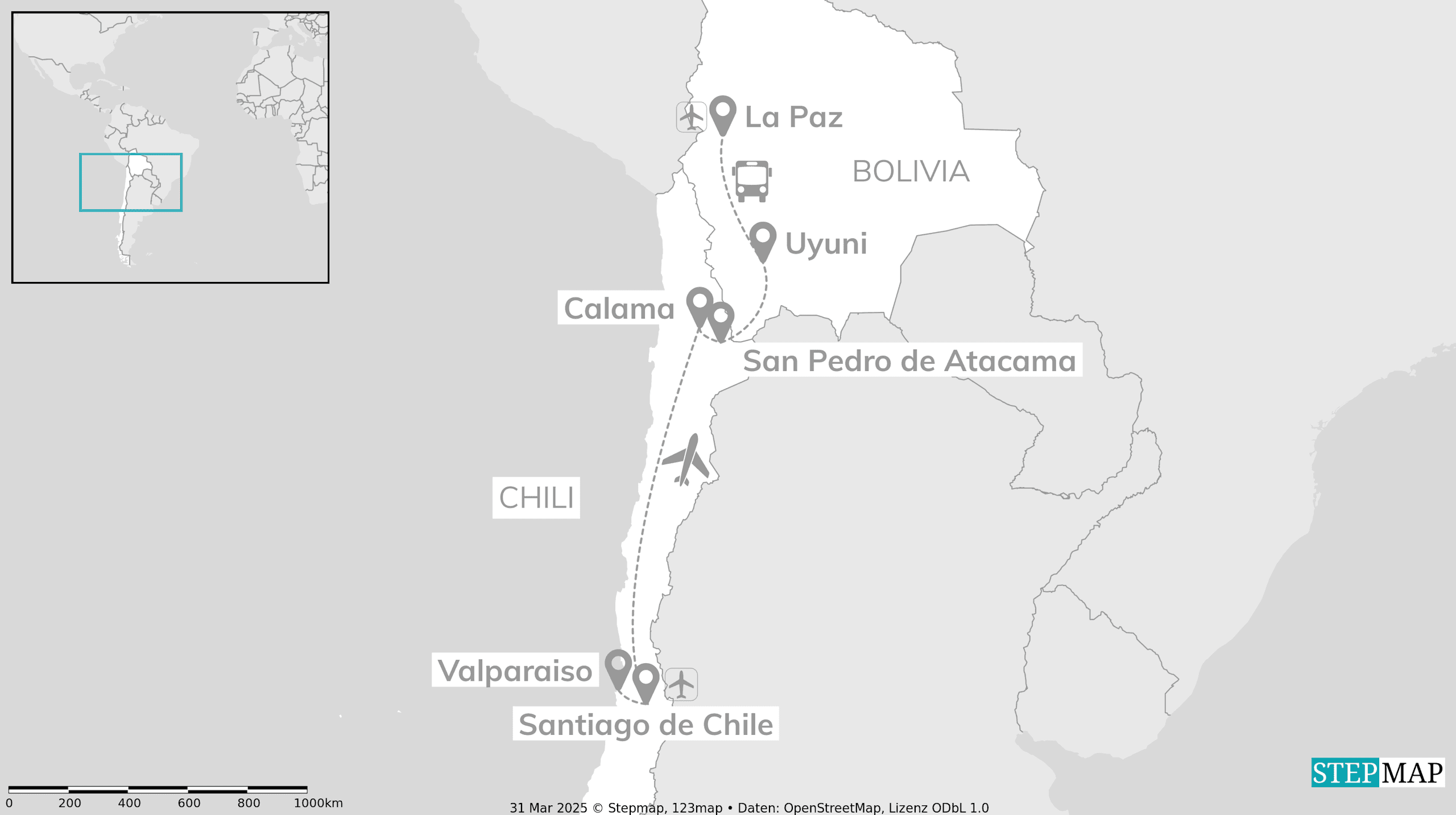 Chili & Bolivia: van Atacama geisers tot Uyuni wonderen
