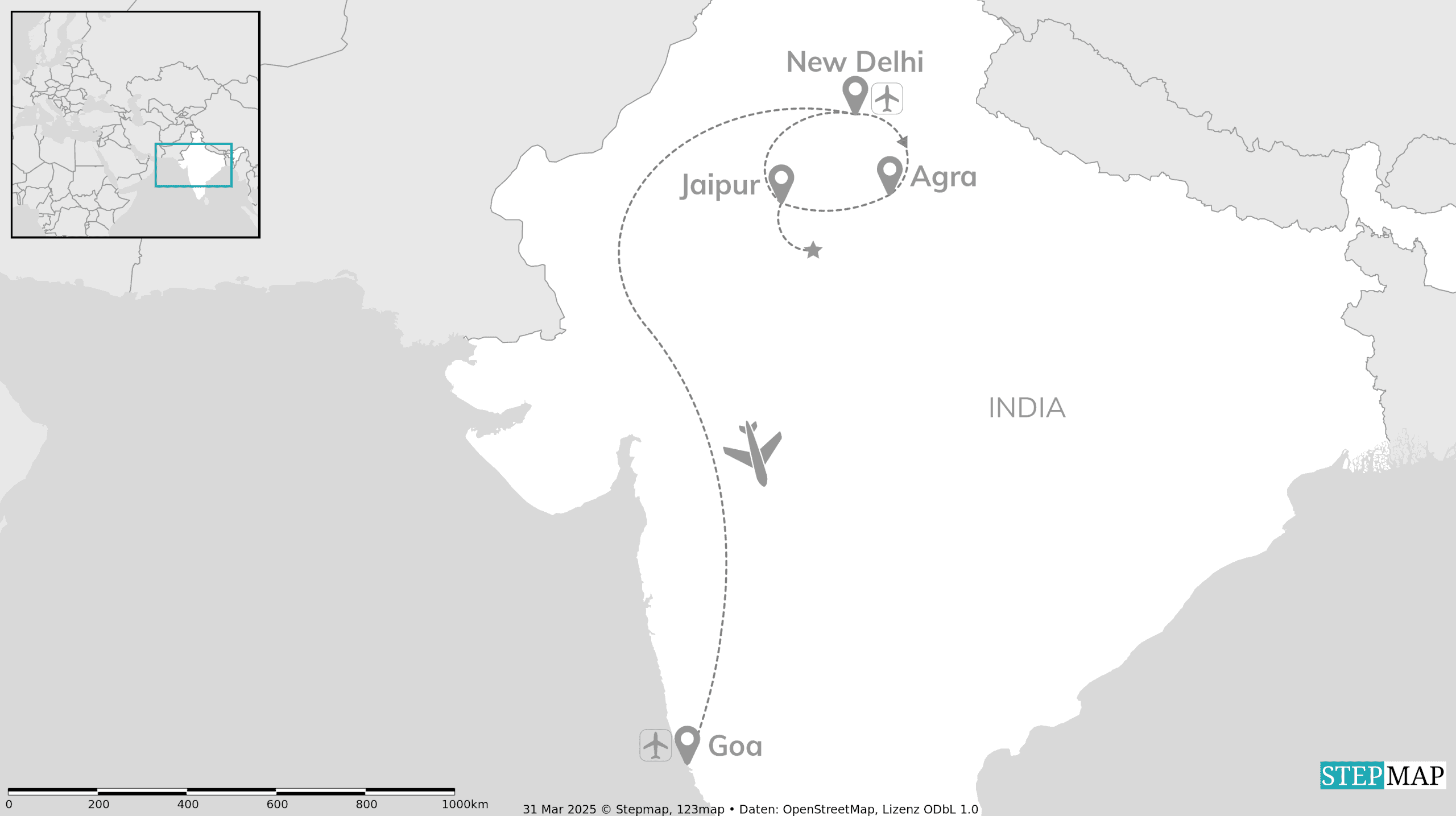 Iconisch India: tijgers, Taj Mahal & tropische kusten