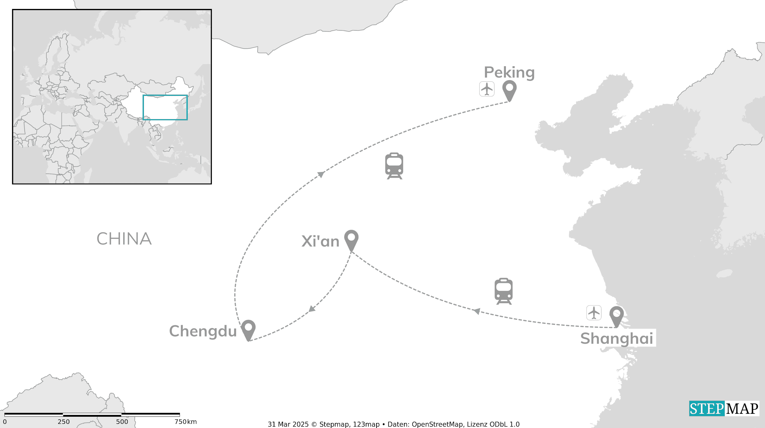 China roept: van grote muur tot schattige panda's