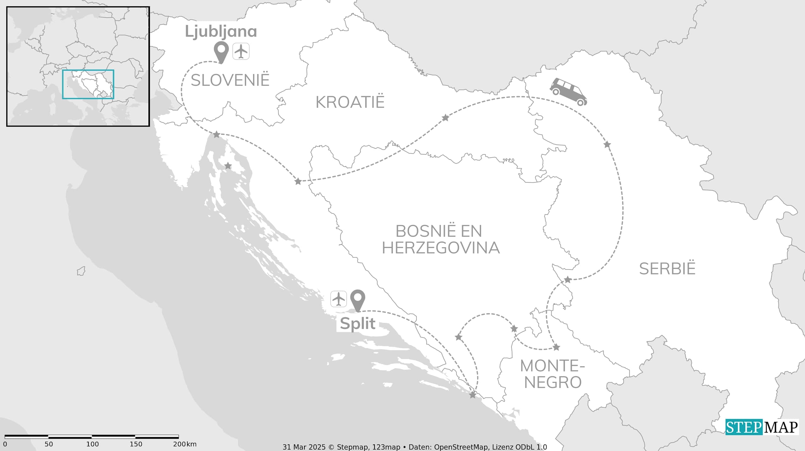 Balkan vanlife: eindeloze wegen & wilde horizonten