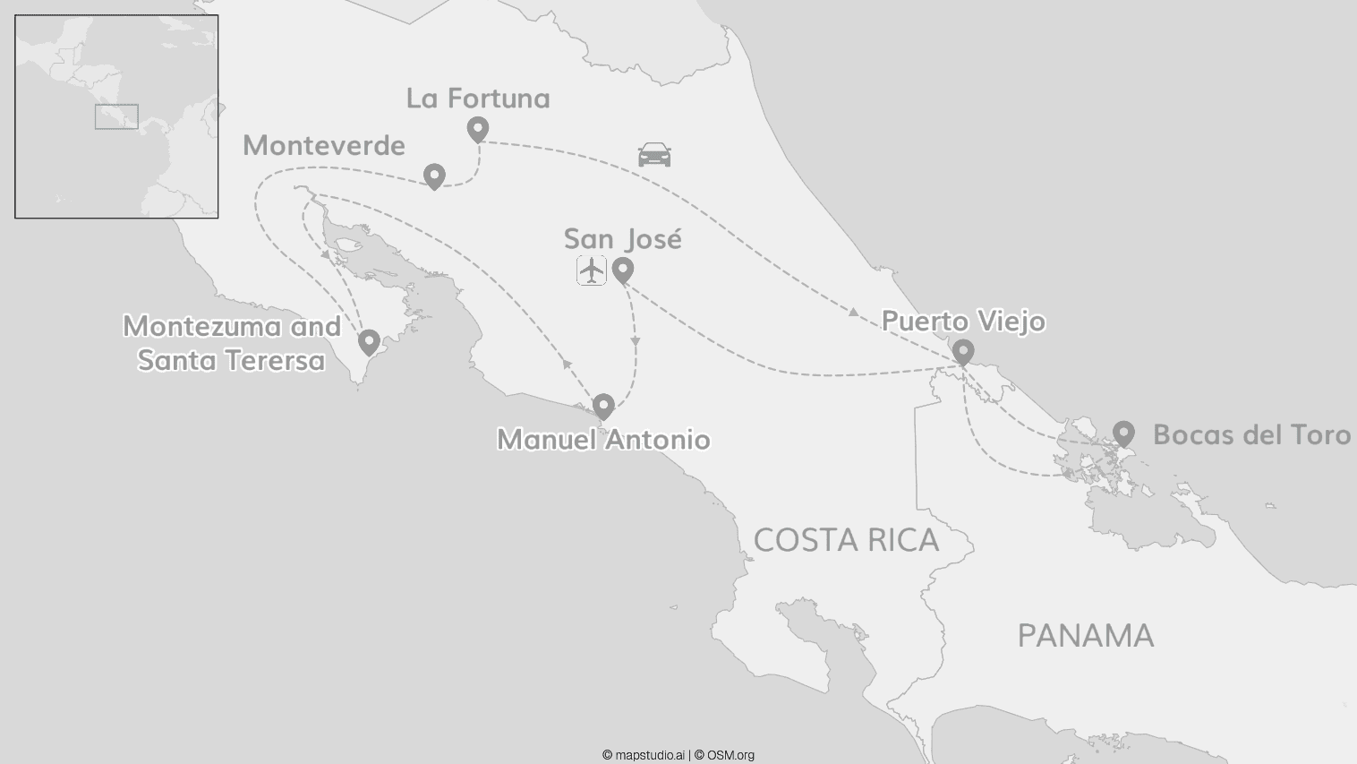 Costa Rica and Panama: Road adventure to the cloud forest!