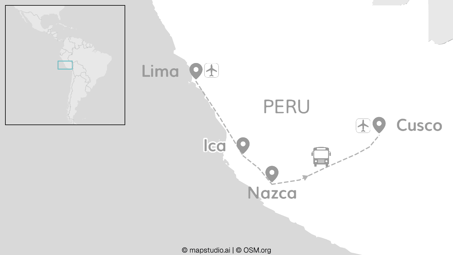 Prachtig Peru: woestijn, kust & regenboogbergen