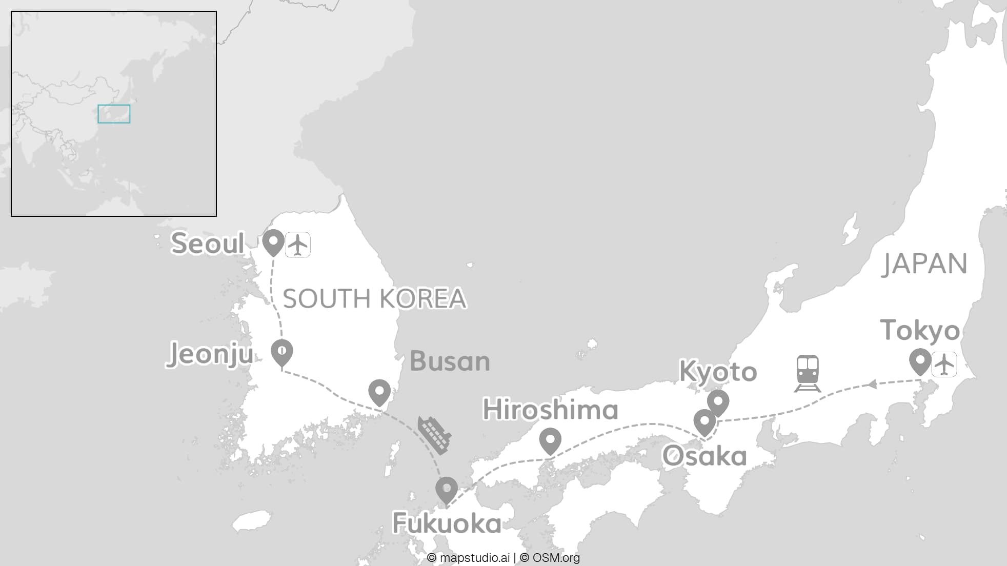 Japan and South Korea: Where anime meets K-pop!