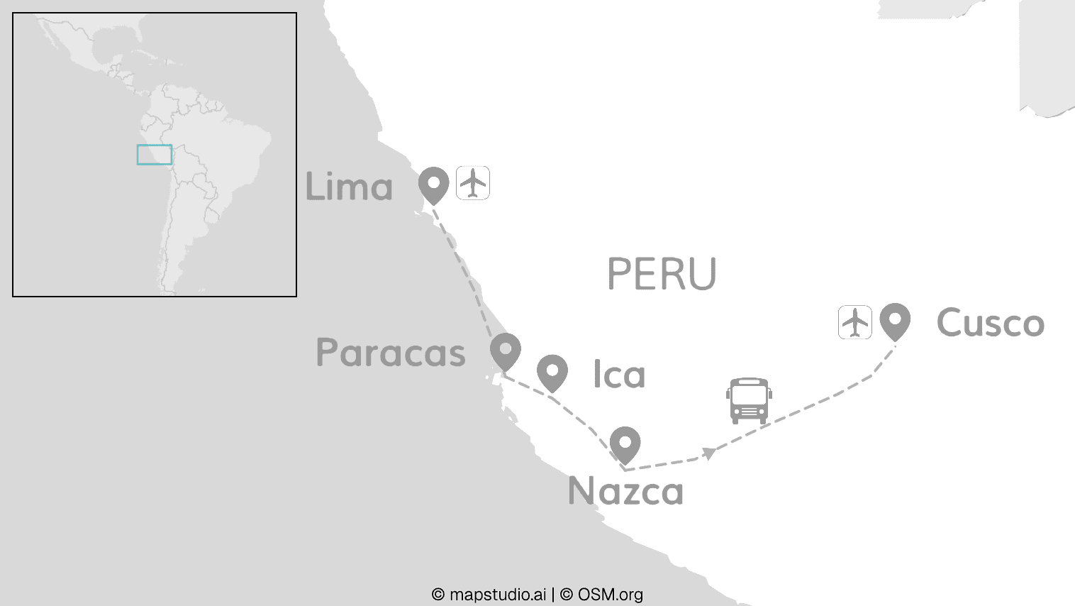 Prachtig Peru: woestijn, kust & regenboogbergen