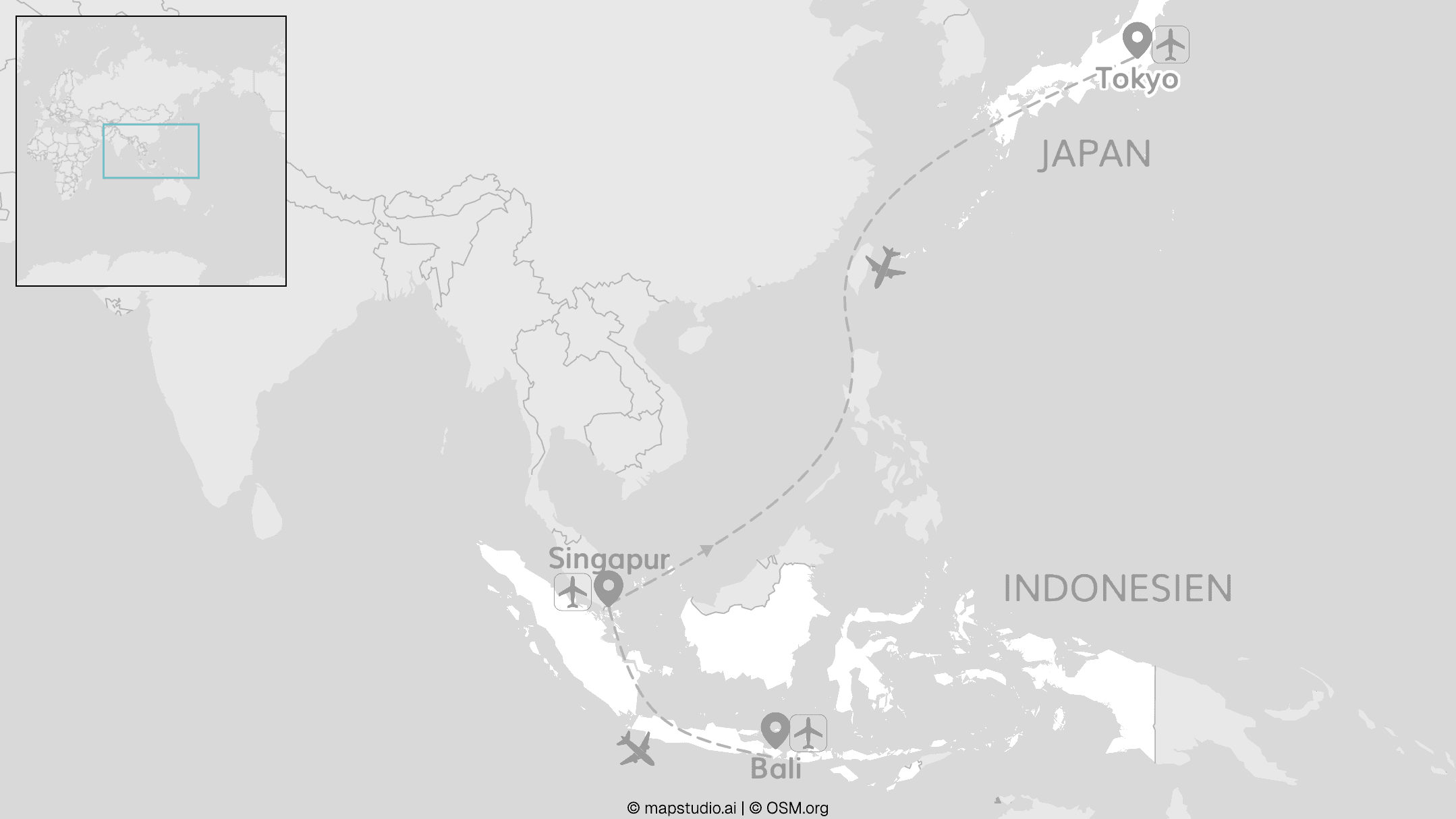 Japan, Singapur & Bali: Von Supertrees zu Jungle Dreams