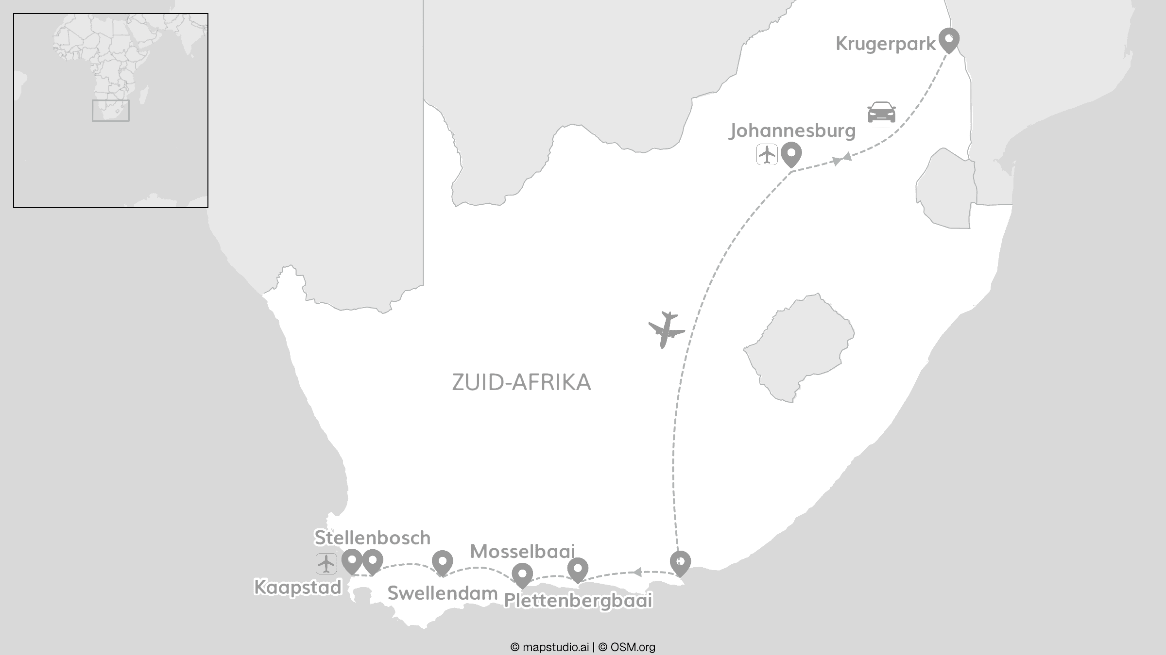 2 for 1 Zuid-Afrika: roadtrip via de Tuinroute naar wildlife