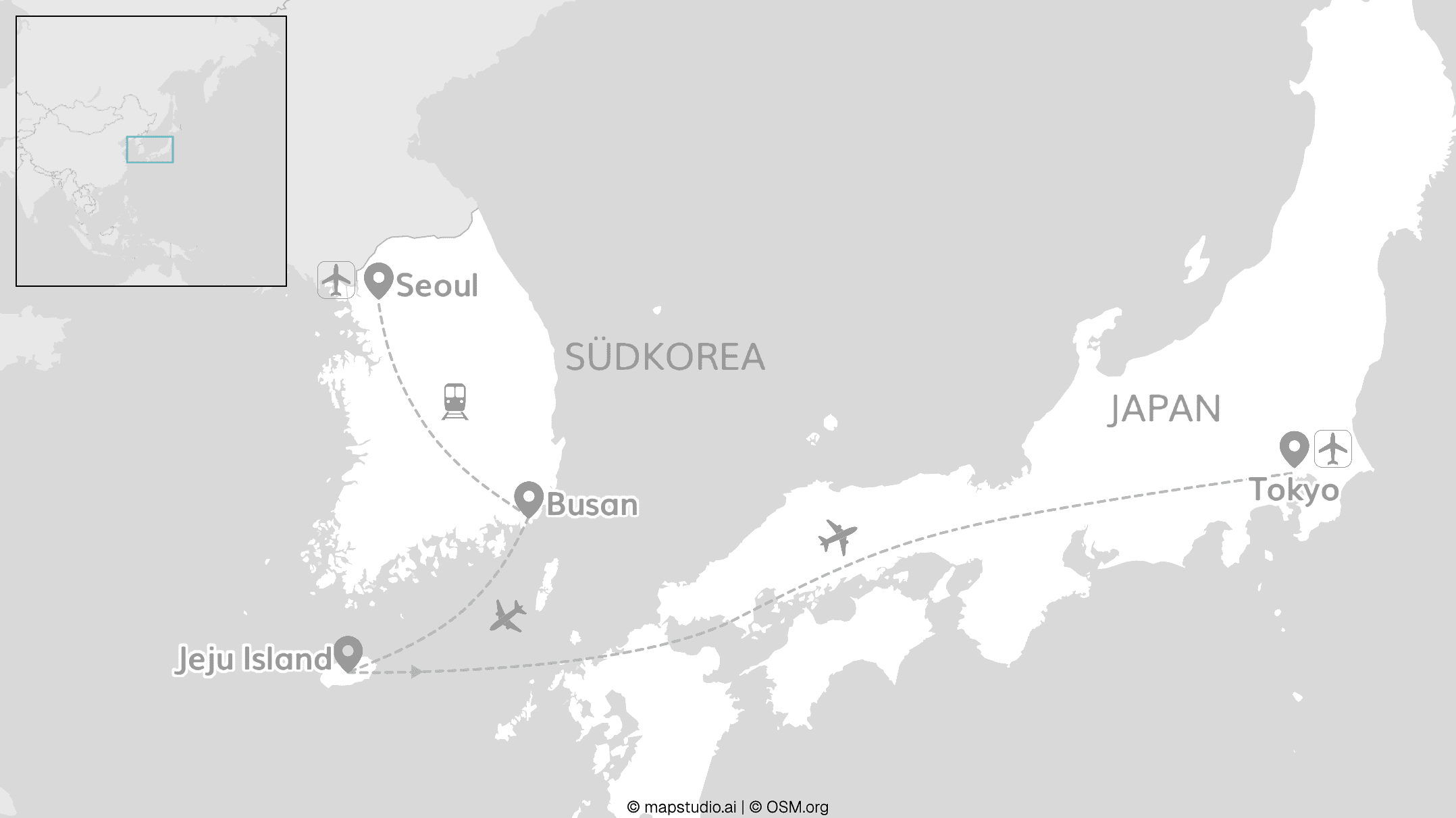 Südkorea Bucketlist by Ischtar & Tommy: Von K-Pop nach Tokyo!