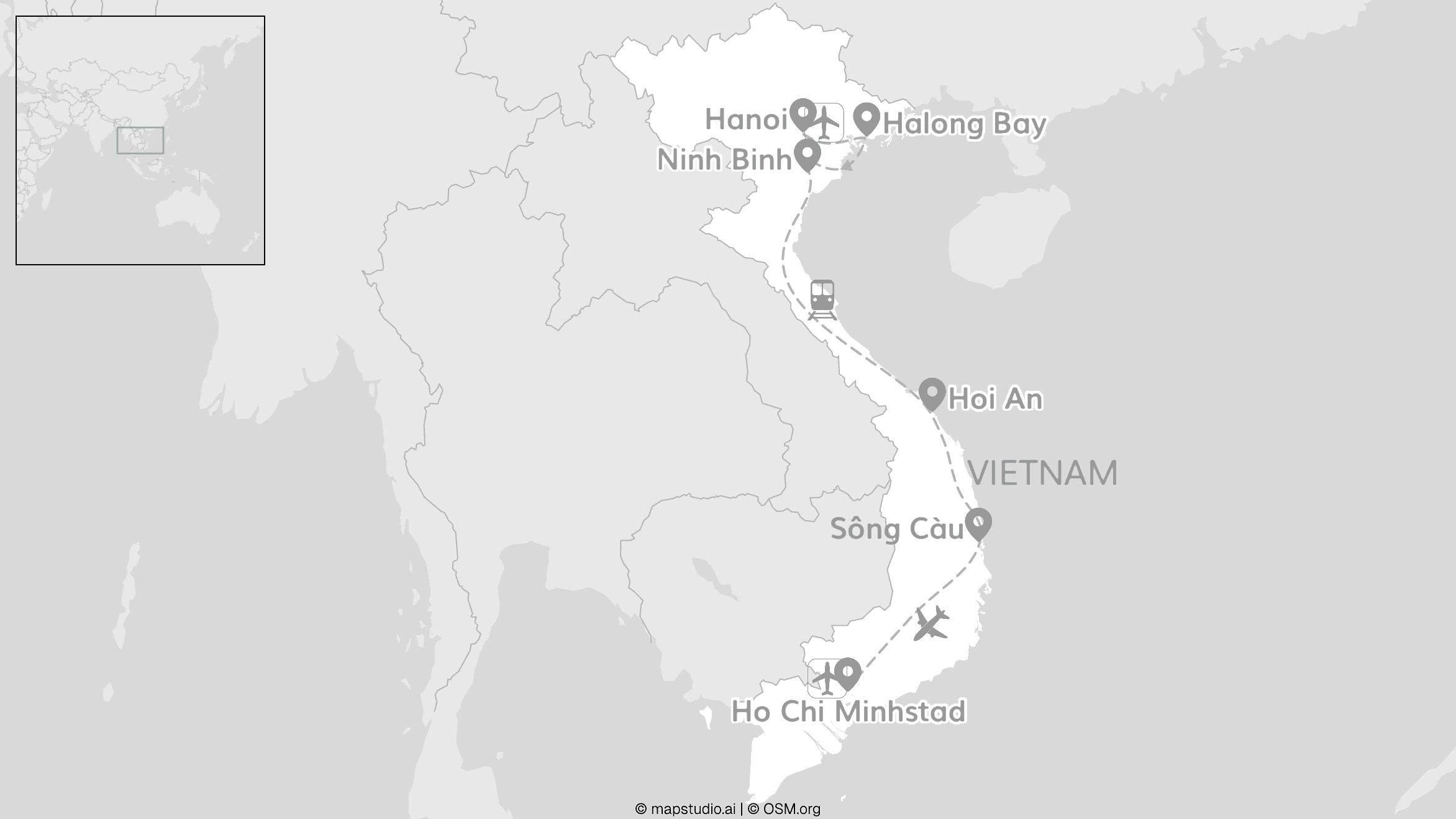 Vietnam signature: Halong Bay-cruise & wellnessretreat