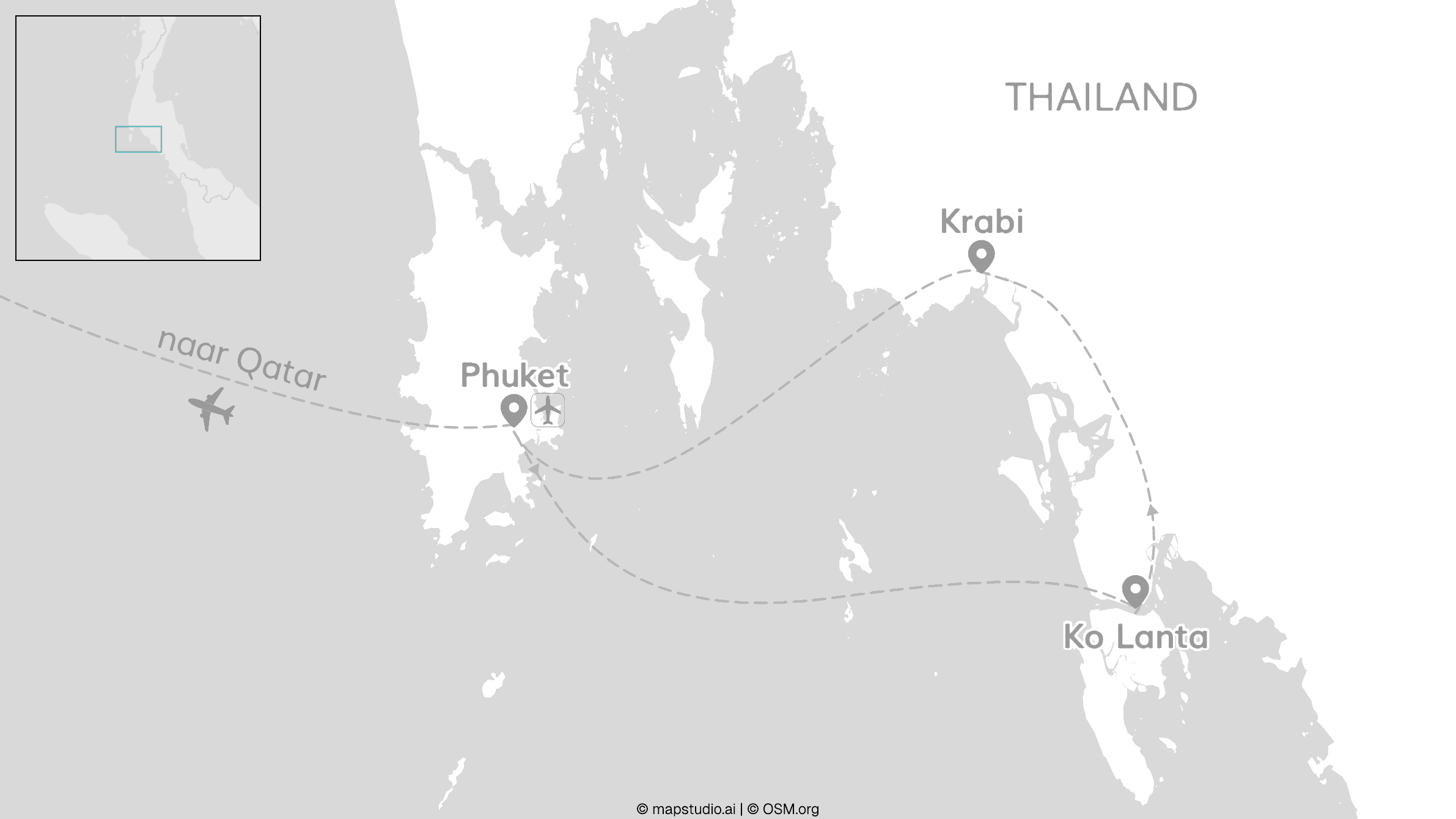 3 nights on us: Thaise stranden & gratis naar Qatar