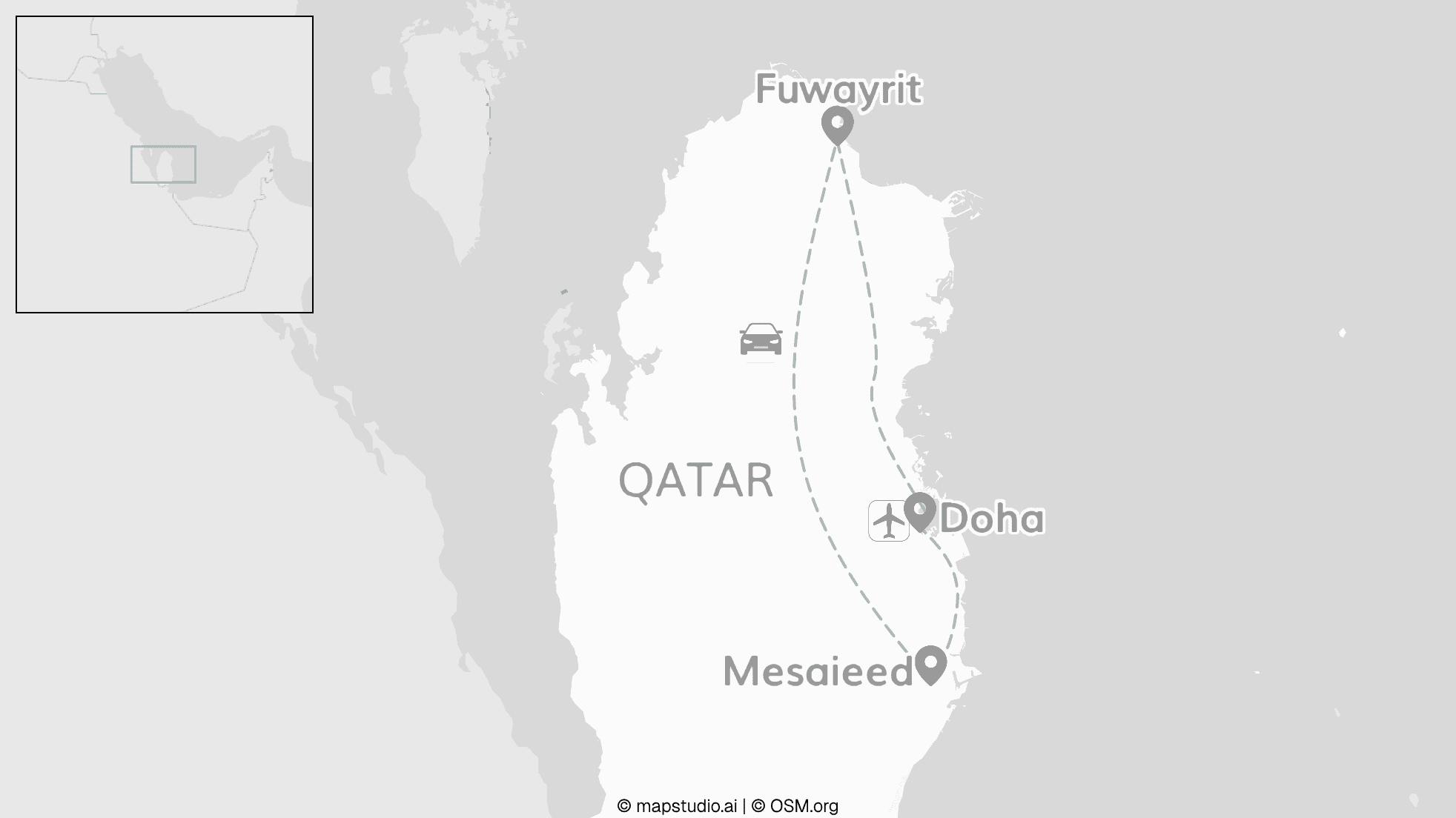 Qatar roadtrip: souks, skylines & sterrennachten