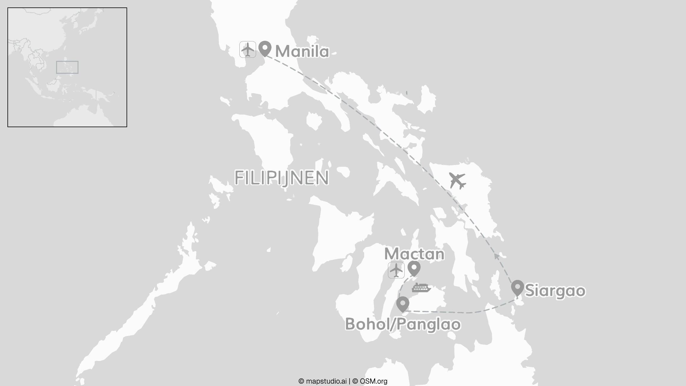 Filipijnen eilandhoppen: zon, zee, strand & Siargao