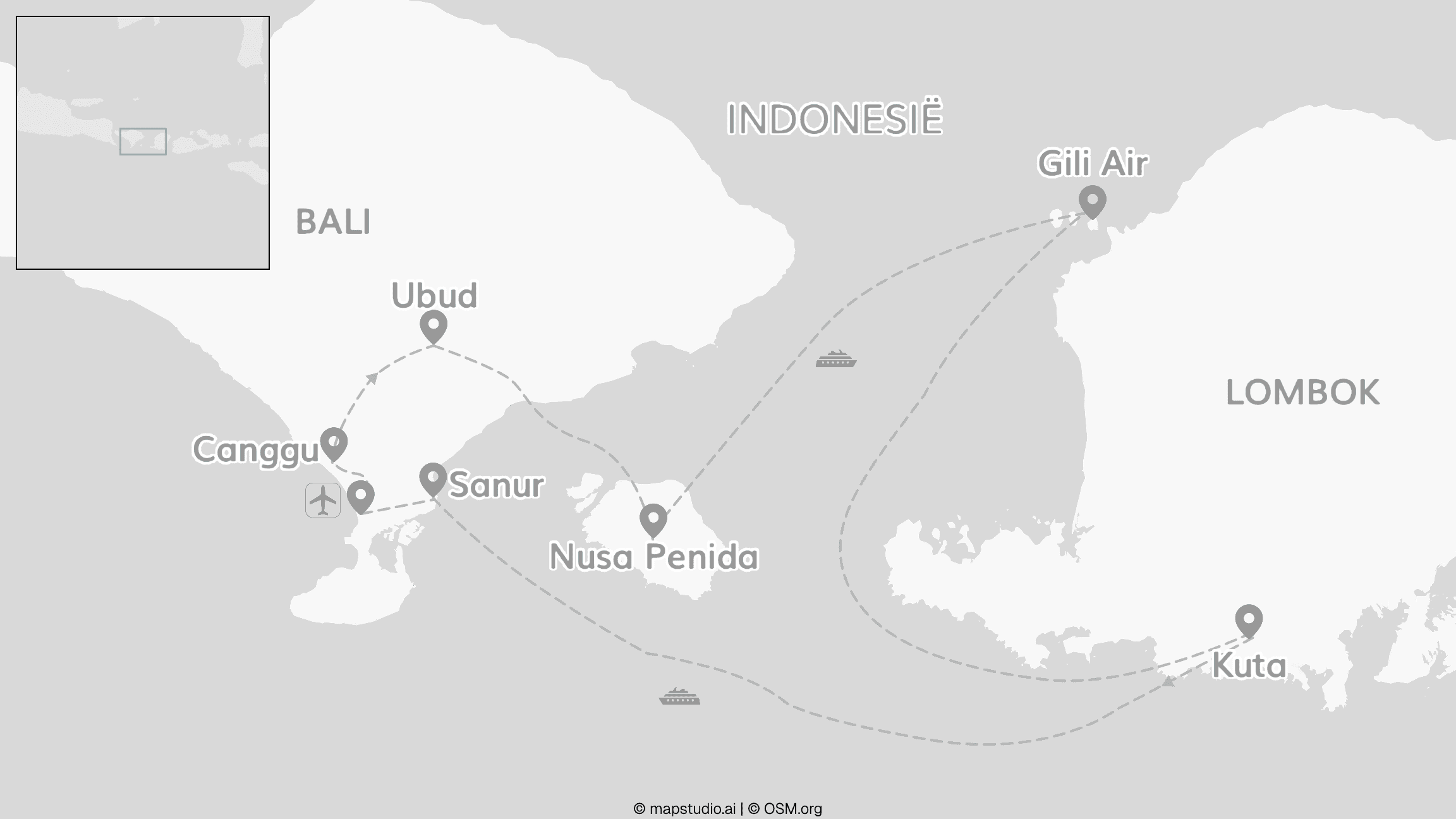 2 for 1 Bali: eilandhoppen met Nusa Penida, Gili & Lombok