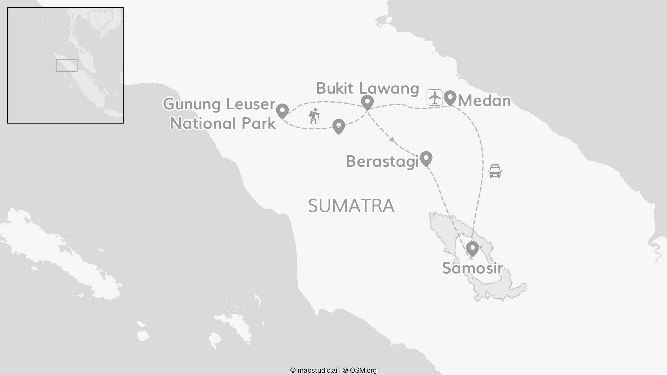 Wild Sumatra: chillen met orang-oetans