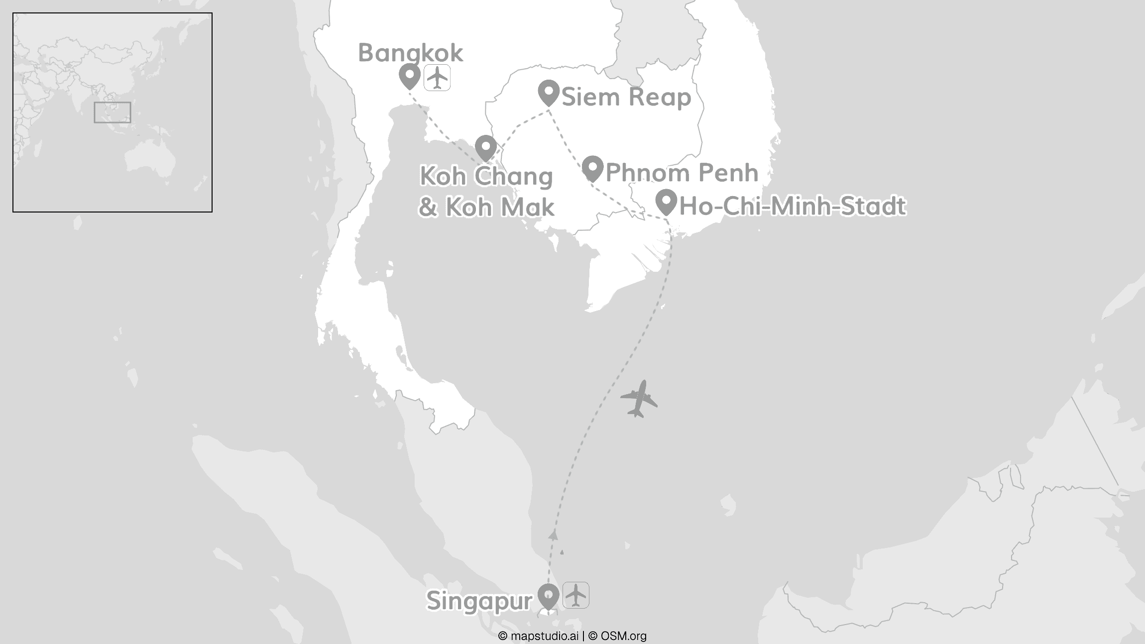 Asien Länderhopping: City Adventure & Island Escape