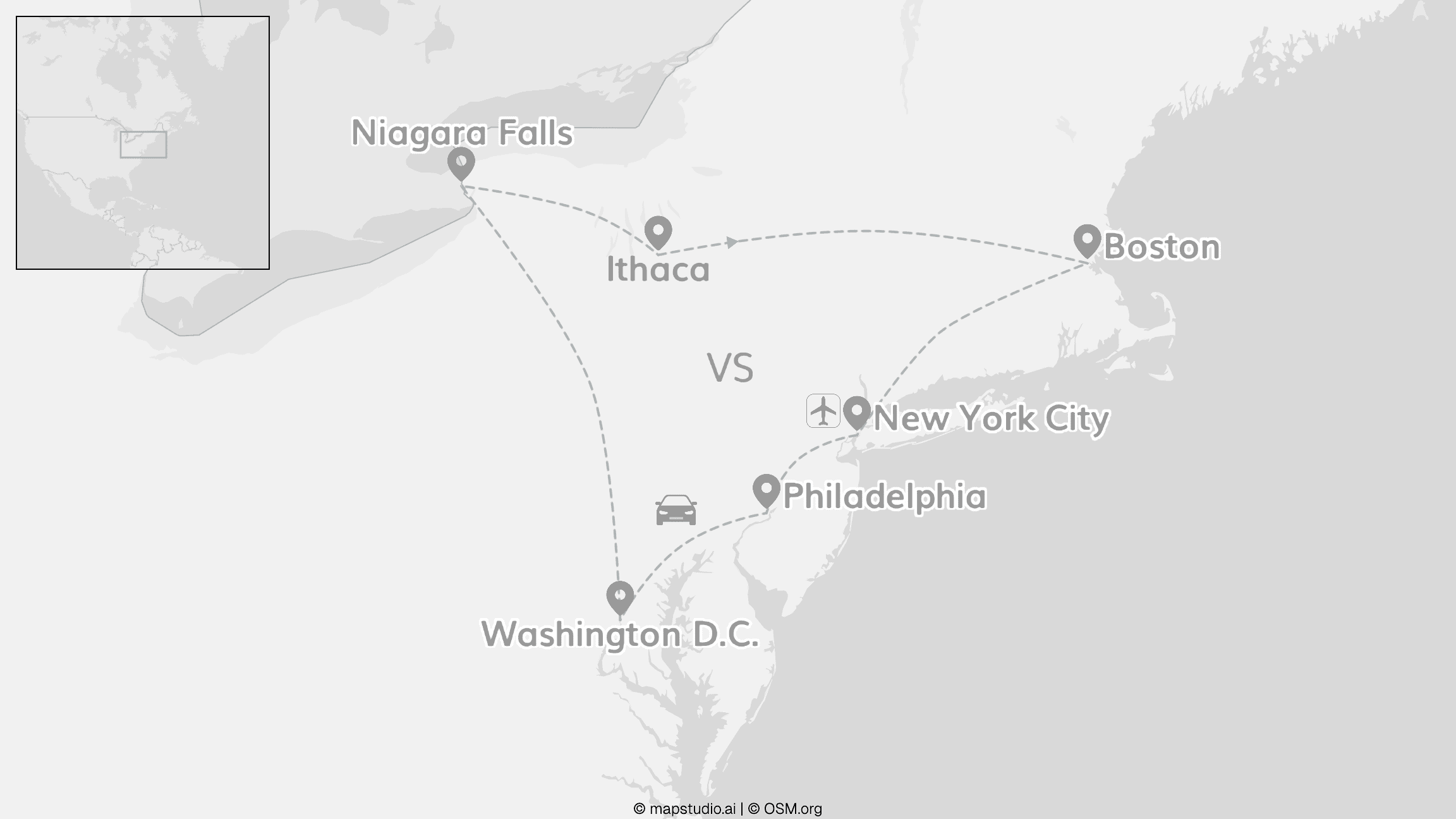 VS roadtrip: naar New York & de Niagara Falls