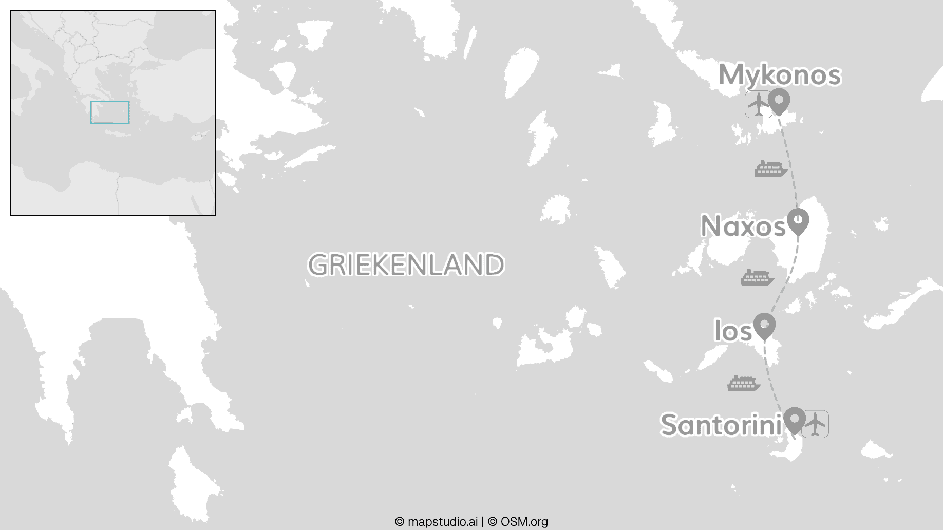 Griekenland eilandhoppen: de parels van de Egeïsche Zee