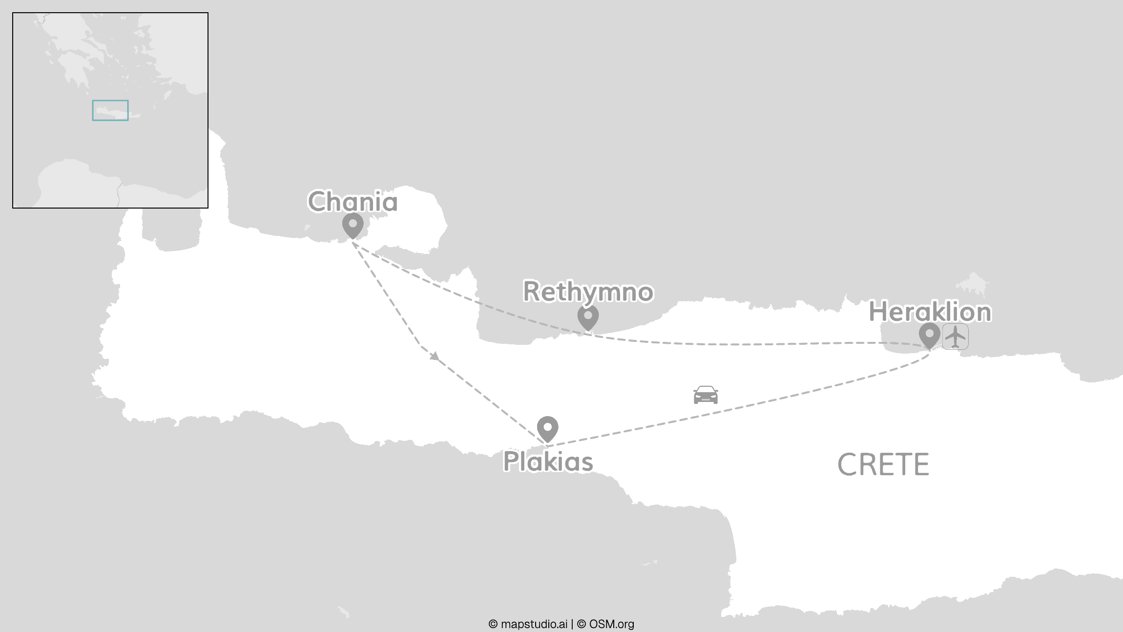 Crete road trip: Wild gorges and green oases