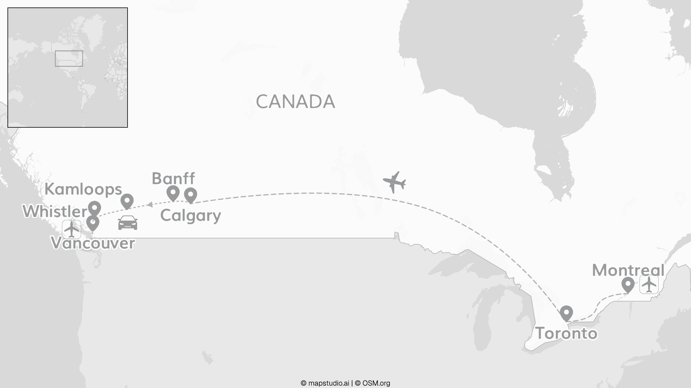 Canada roadtrip: nationale parken & Niagara Falls