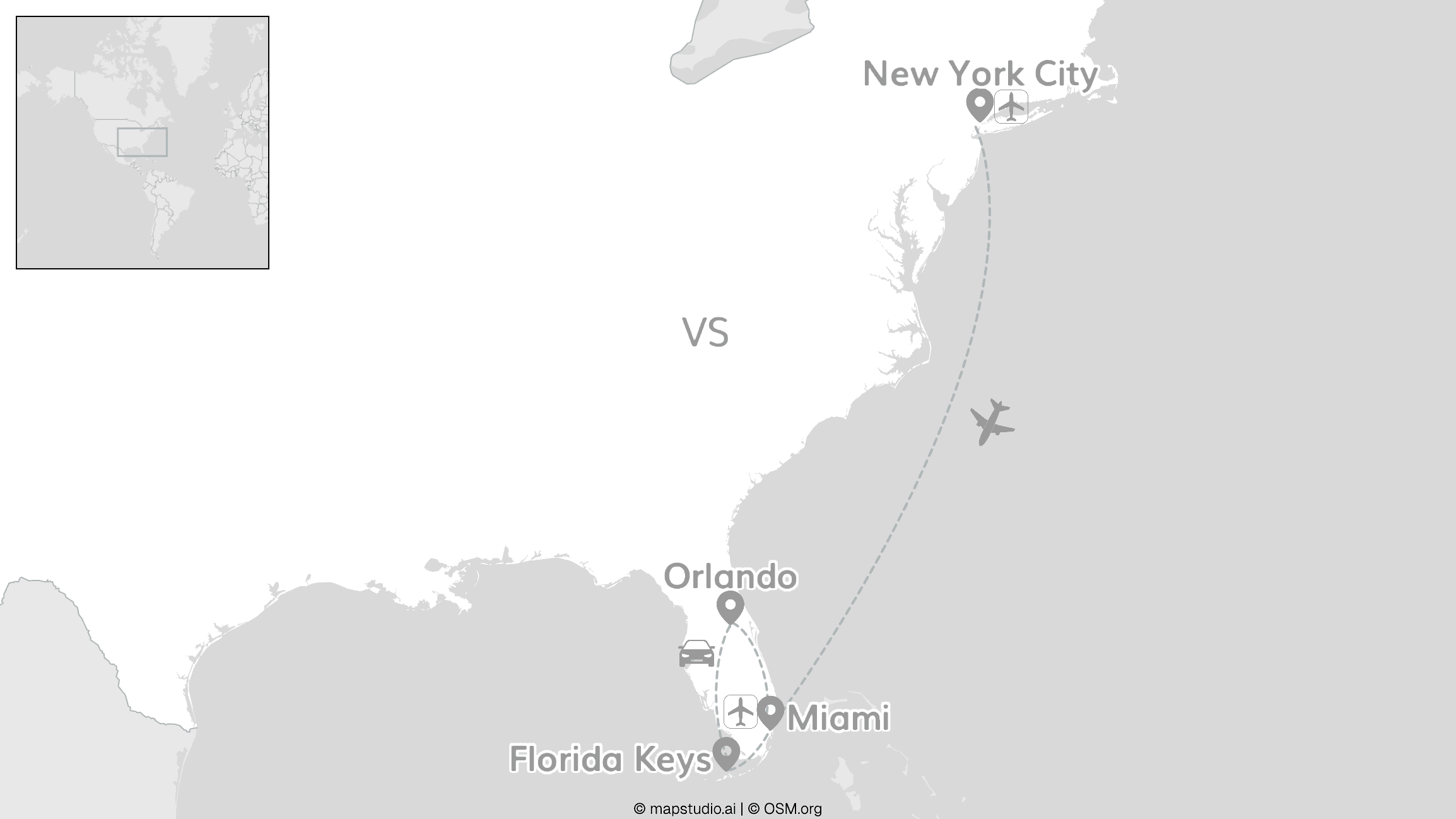 New York & Florida: van Big Apple naar Sunshine State