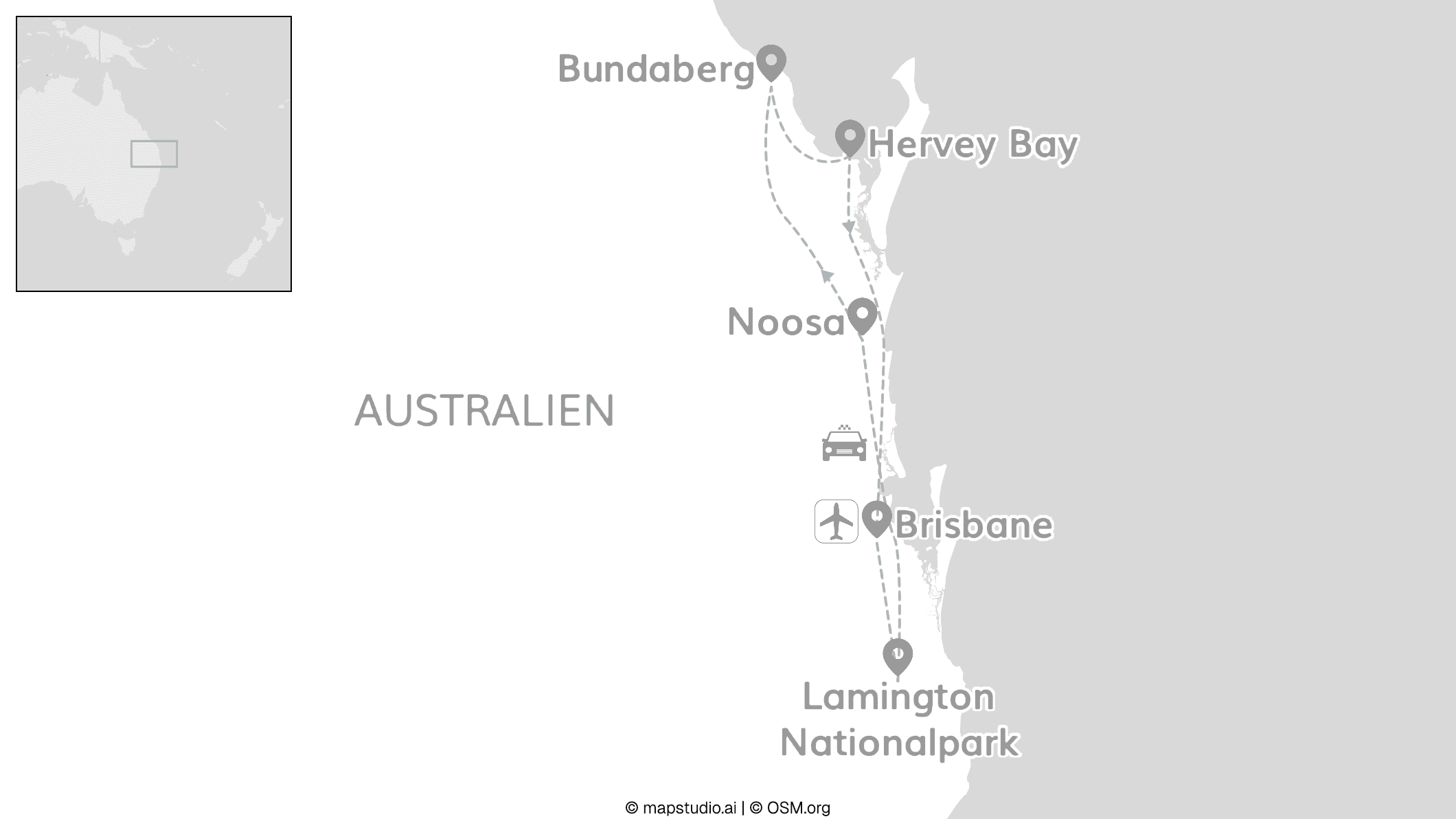 Australien Roadtrip: Von Regenwald bis Meer durch Queensland