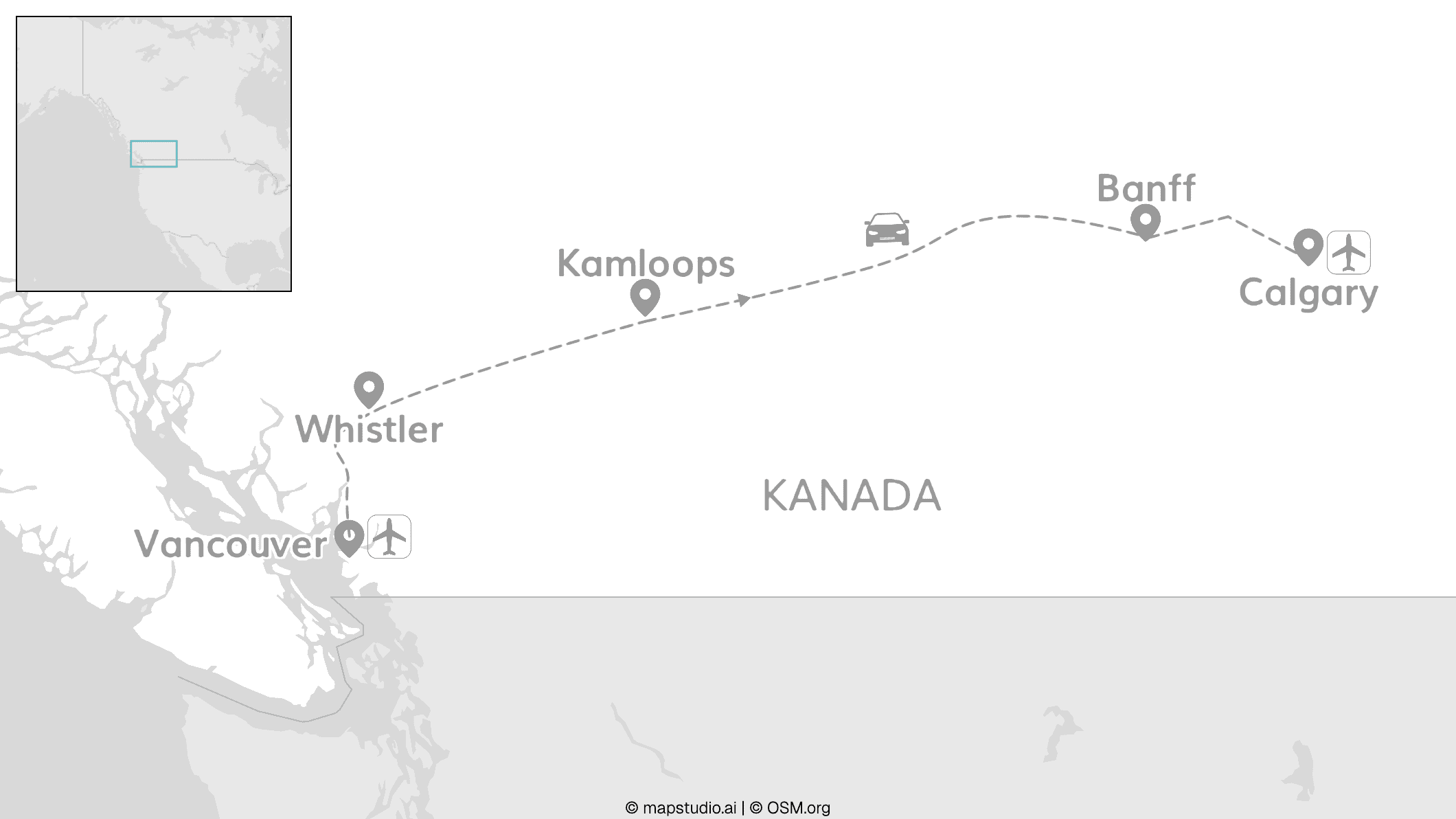 Kanadas Winter: Roadtrip zu Cowboys & Rocky Mountains