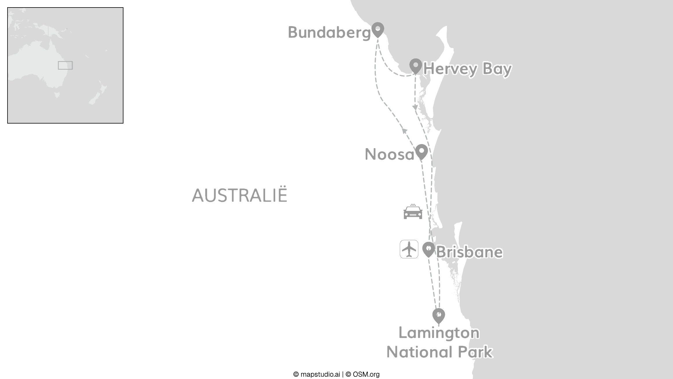 Australië roadtrip: naar zee & regenwoud via Queensland