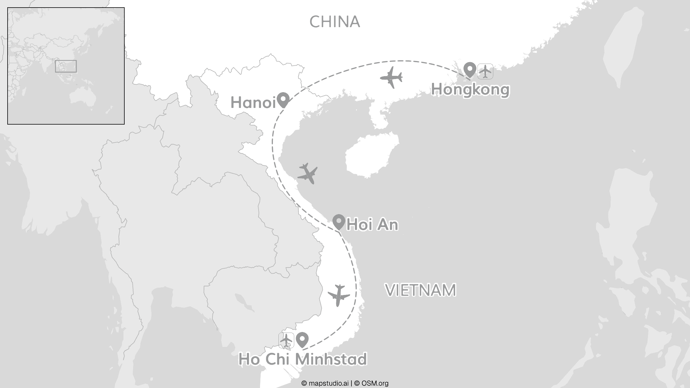 3 nights on us: verrassend Vietnam & Hongkong gratis