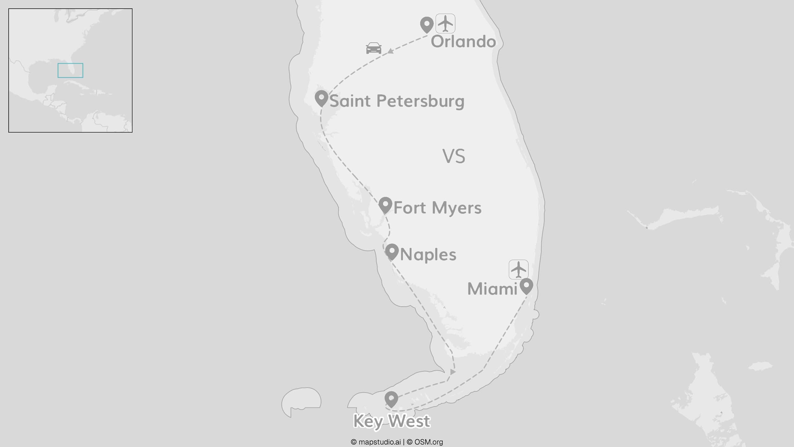 Florida roadtrip: cityhoppen in de Sunshine State