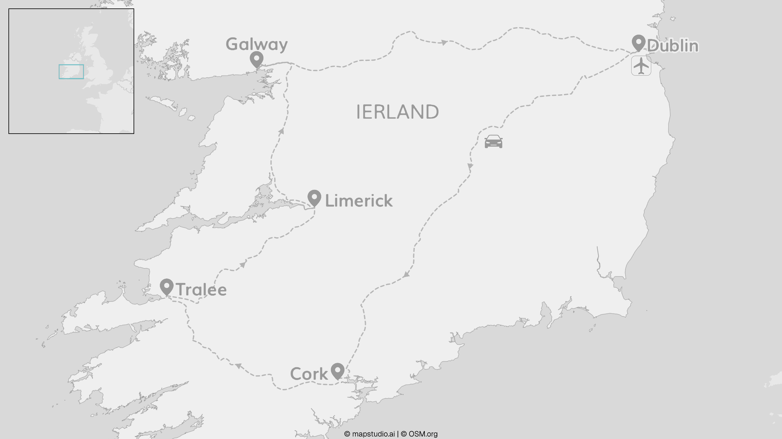 Ierland roadtrip: kliffen, kastelen & pubs