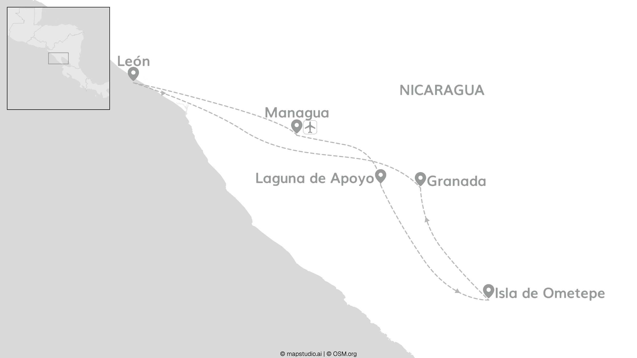 Travel Nicaragua: Zwischen León, Granada & Kraterseen