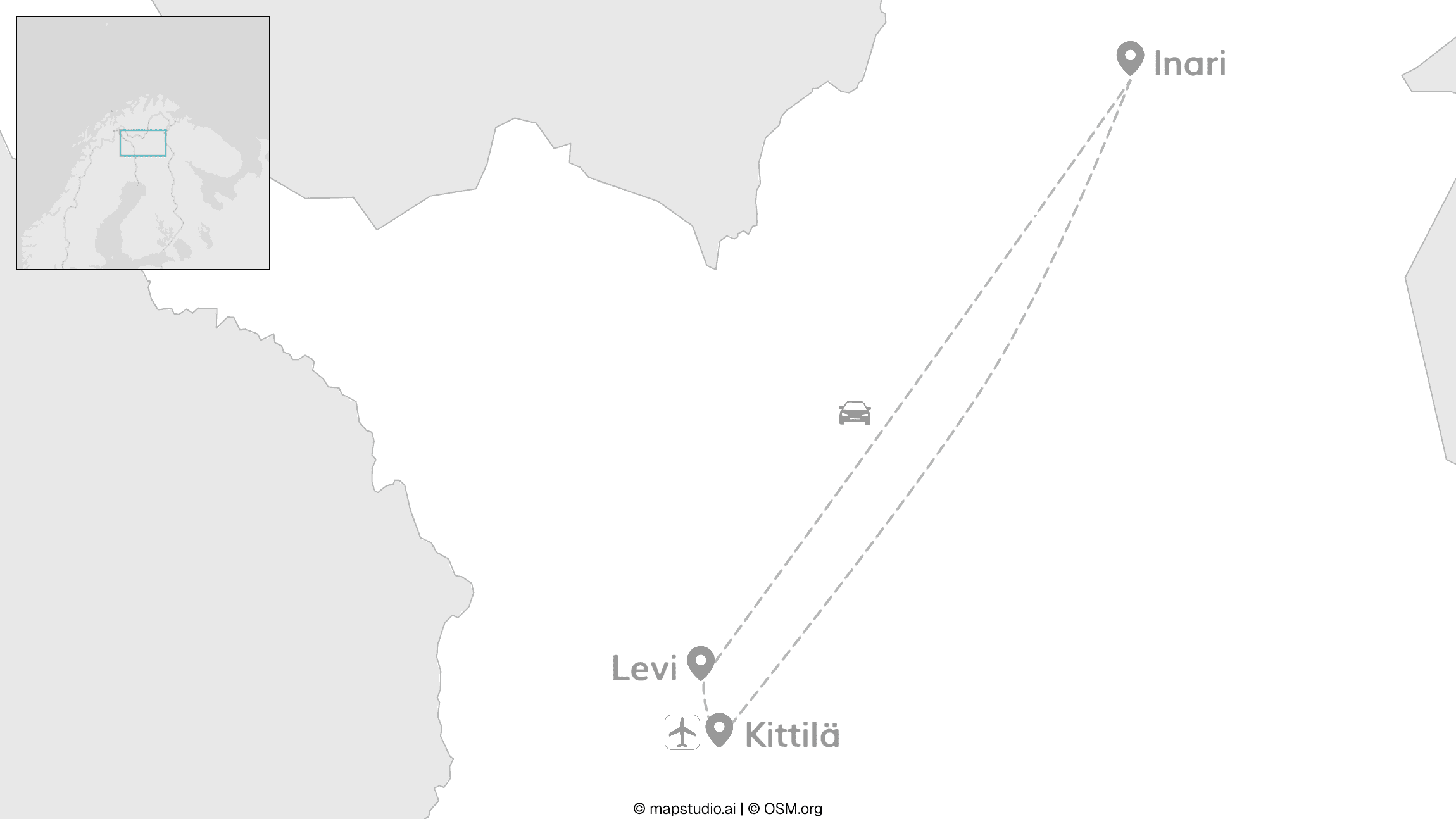 Lappland Roadtrip: Im Licht der Mitternachtssonne
