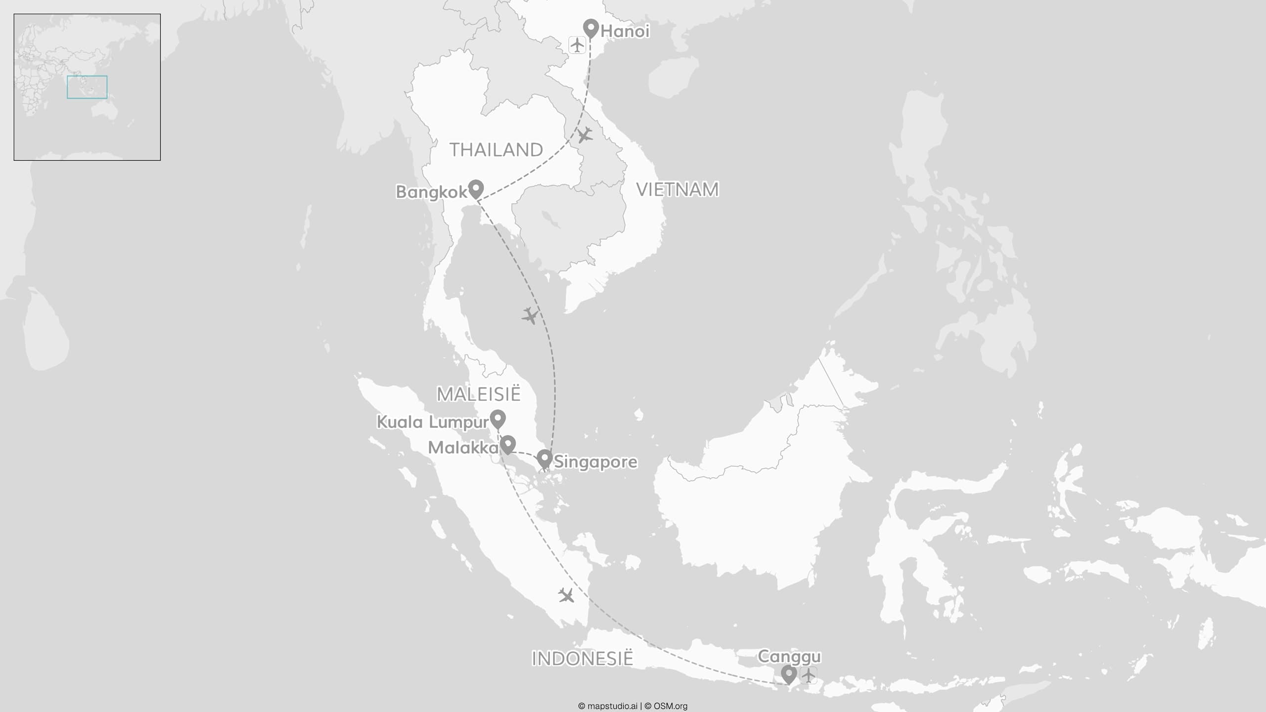 Vijf landen in Zuidoost-Azië: van Vietnam tot Bali