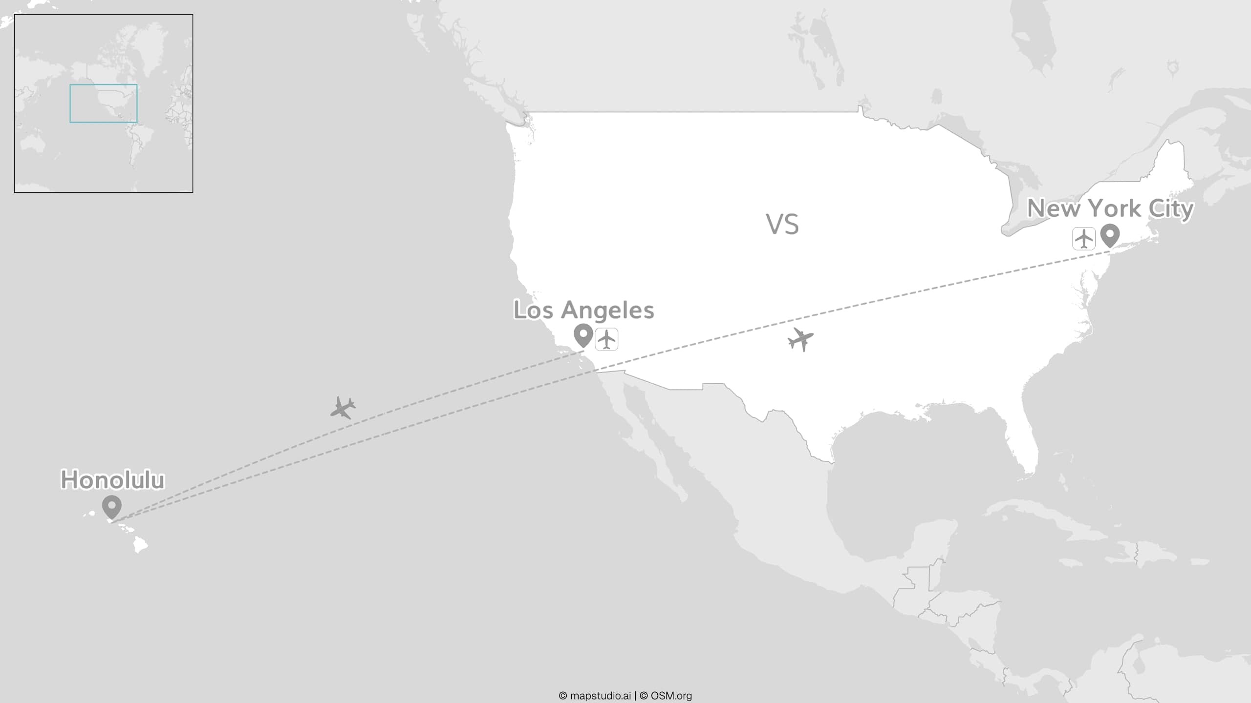 2 for 1 Hawaï: O’ahu ontmoet Los Angeles & New York