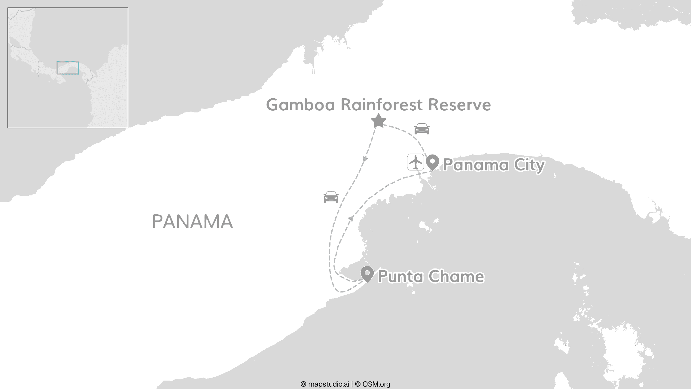 2 for 1 Panama: Vom Rainforest Reserve zum Pazifik