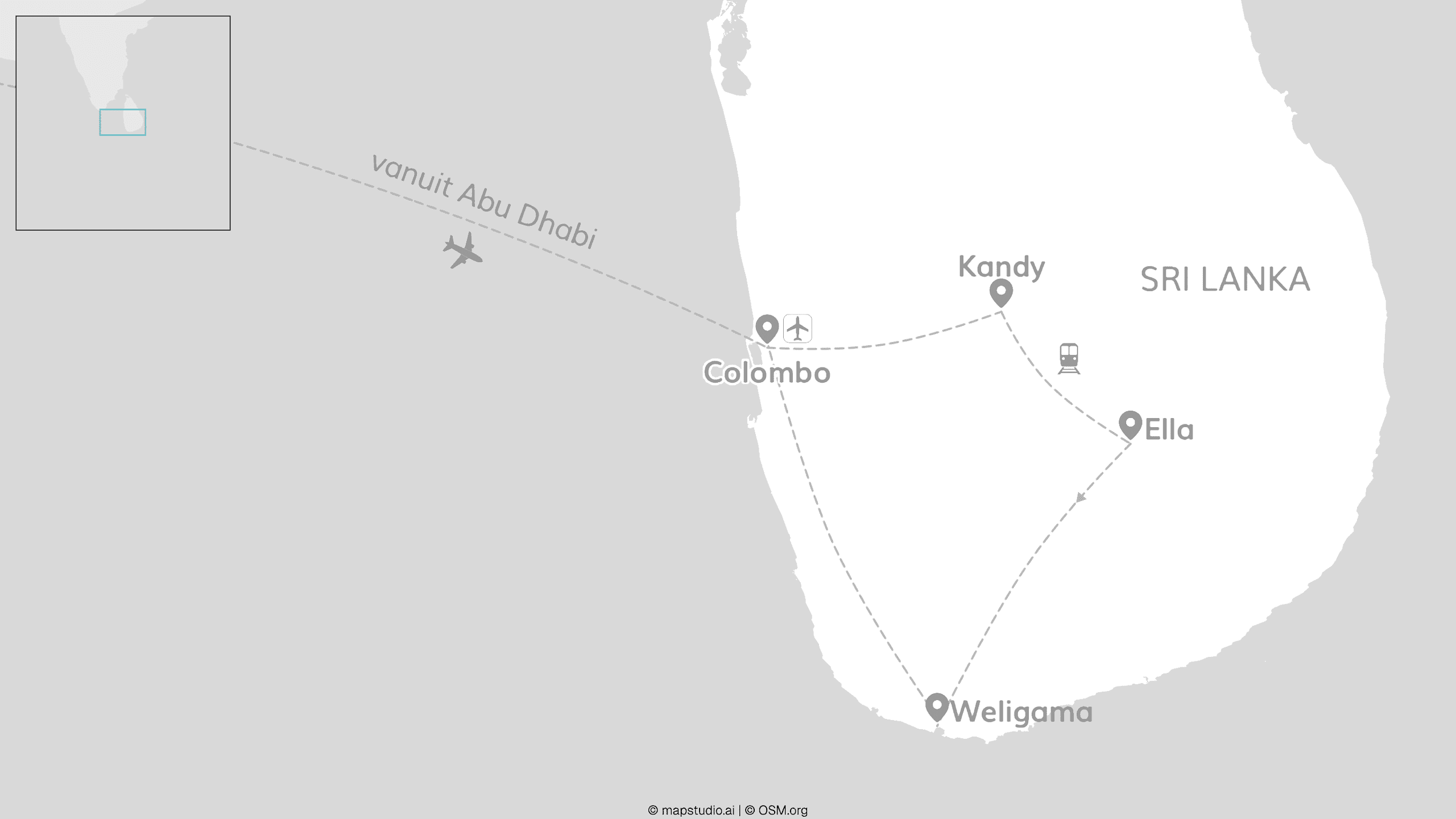Abu Dhabi for free & Sri Lanka: stad ontmoet eiland