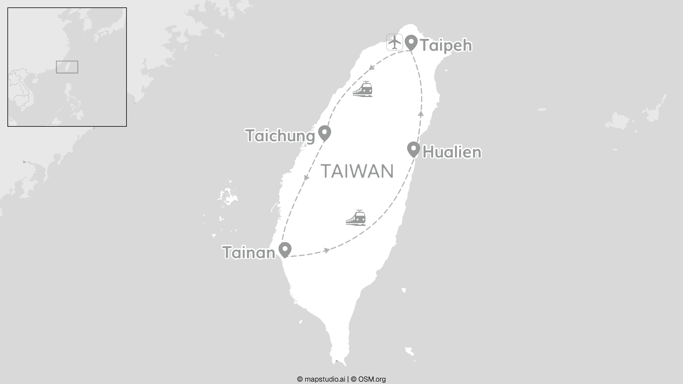 Taiwan by Train: Unique Sights & Hidden Gems