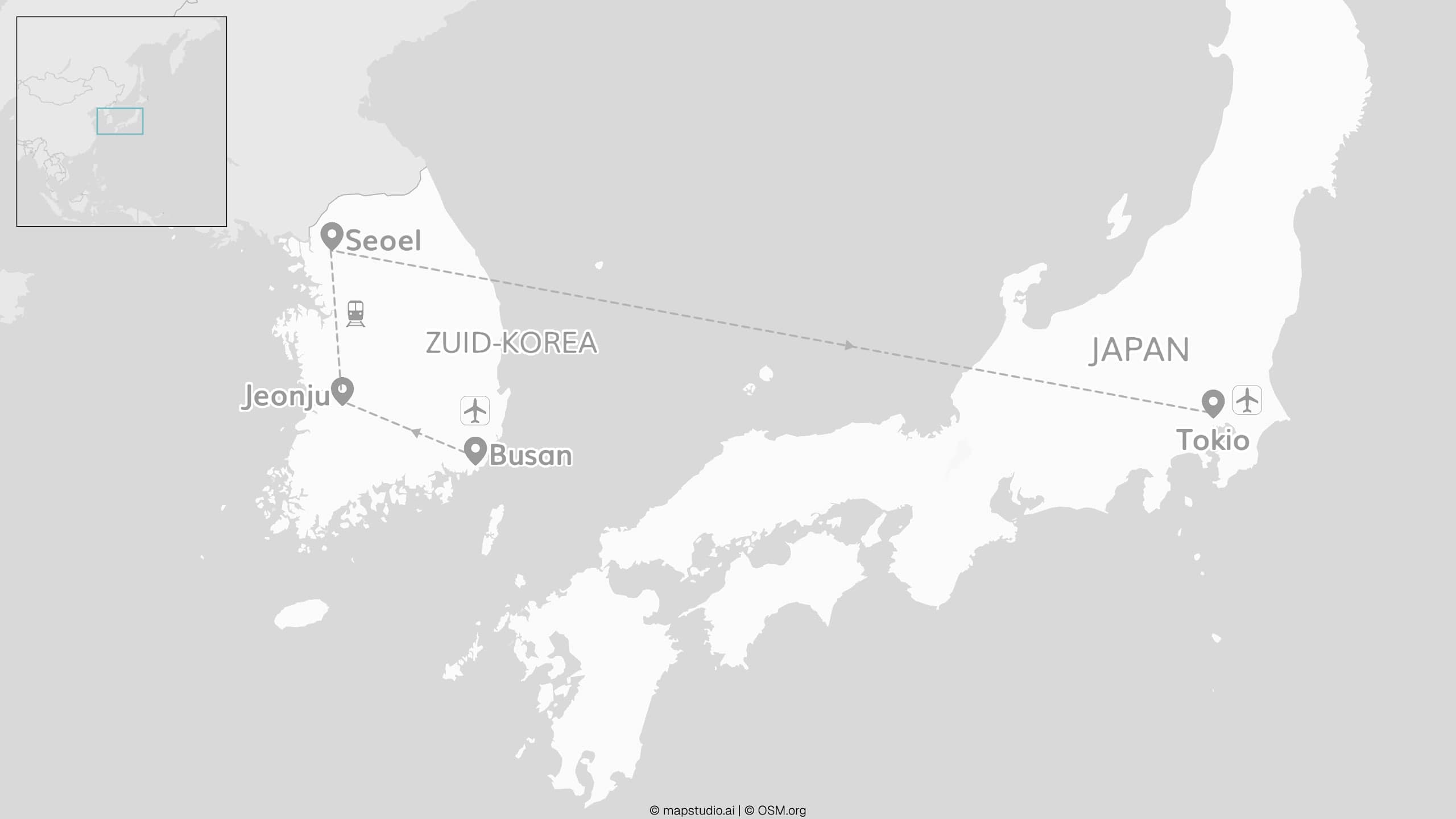 2 for 1 Zuid-Korea & Tokio: stille schrijnen, swingende steden