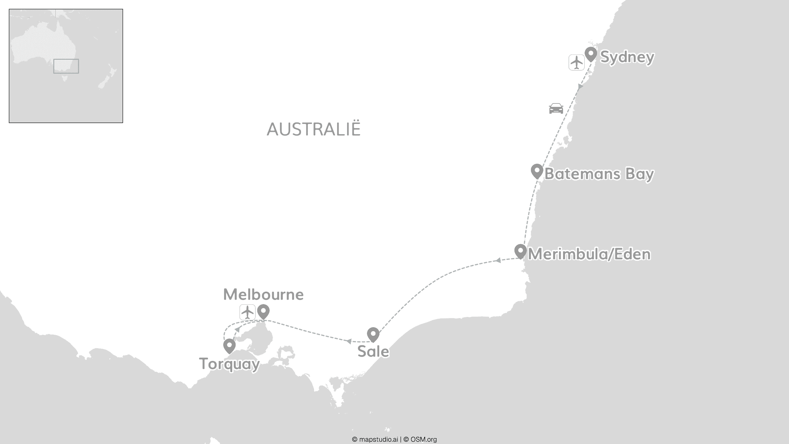 2 for 1 Australië roadtrip: van Opera House tot zuidkust
