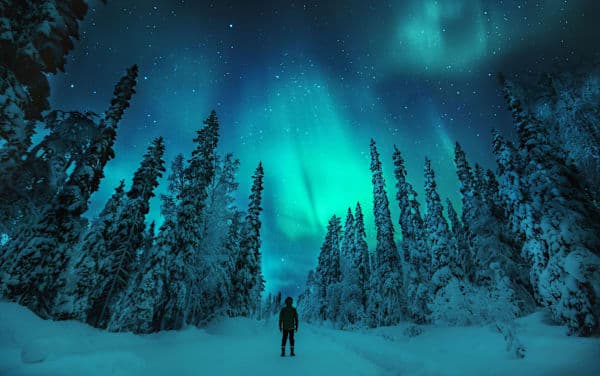 Lapland road trip: Snowy nights and polar lights