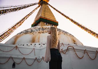 Nepal roept: heilige stoepa's & hoge Himalaya's