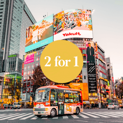 2 for 1 Japan: Tokyo Tunes meet Temple Trails