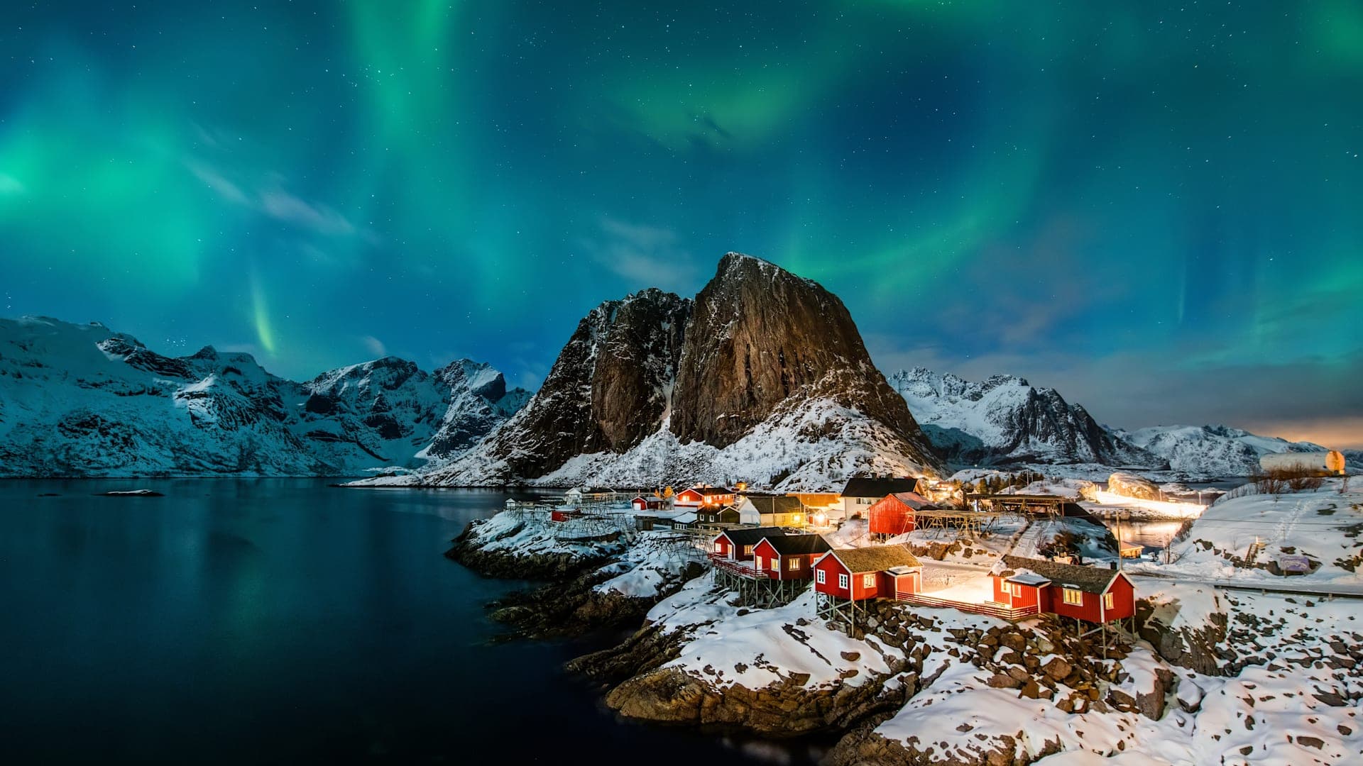 Å i Lofoten, Reine & Polarlichter